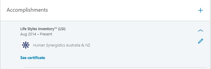 HS Accreditation LinkedIn Certification